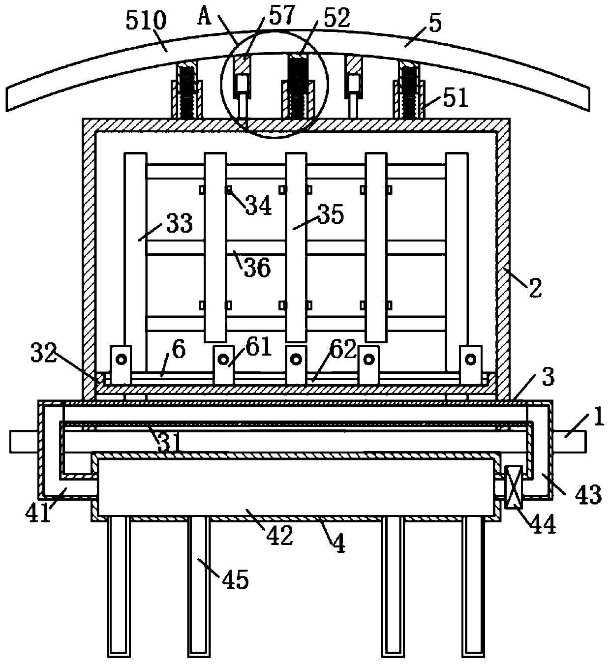 Outdoor power Internet-of-Things gateway equipment structure