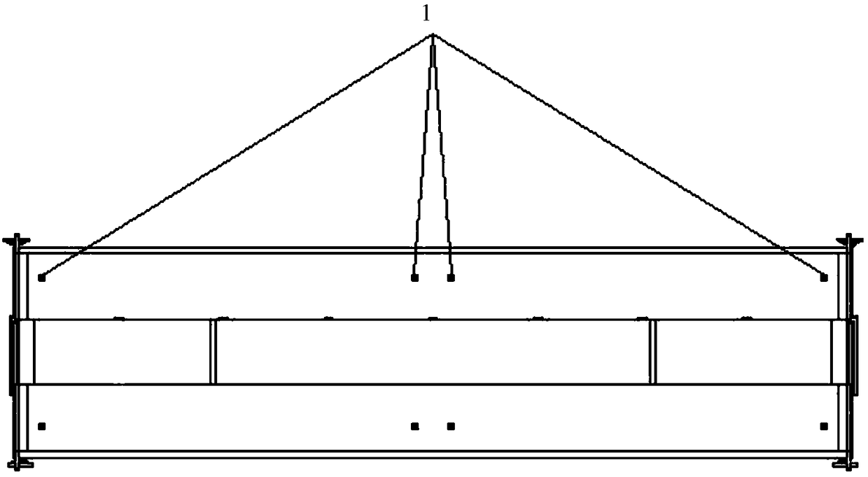 Universal rail flat-open wagon