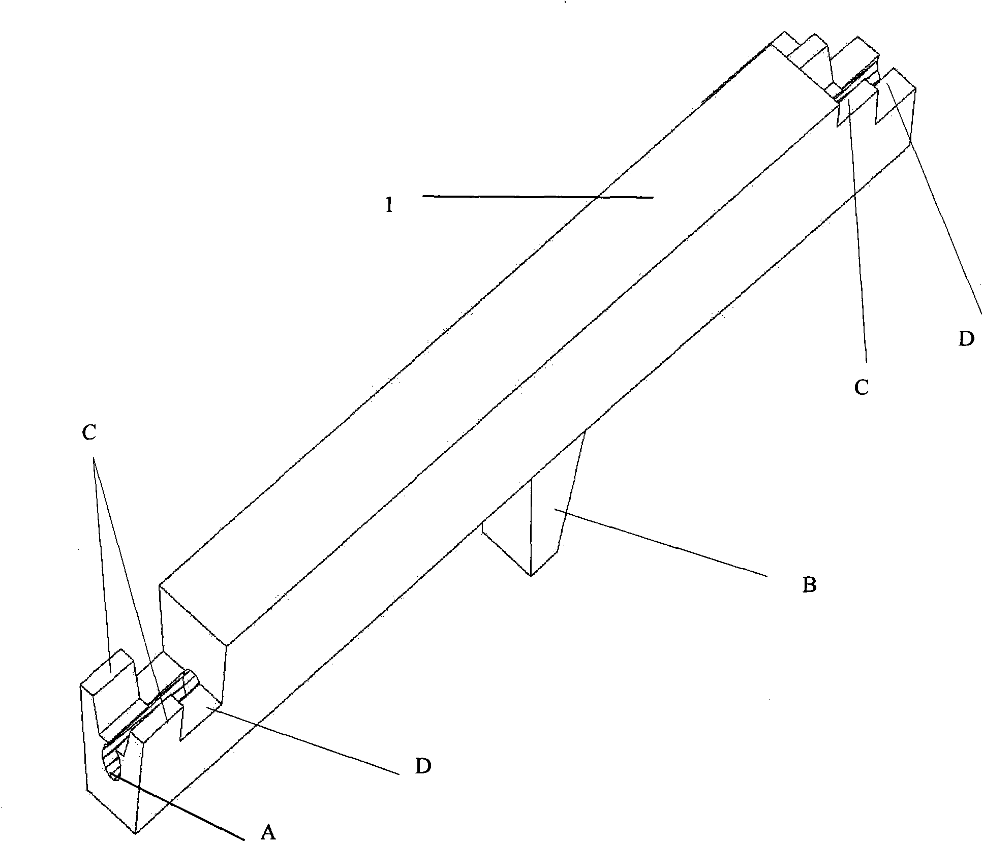 Side slope safety and ecological shelter components