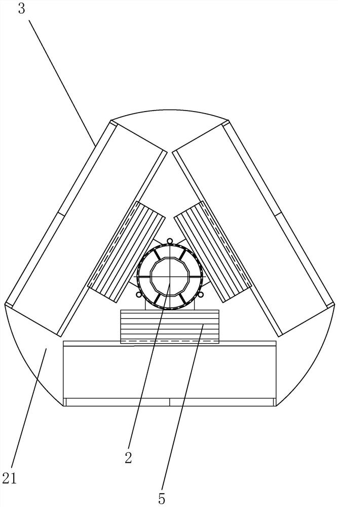 Tower and cabinet integrated communication base station