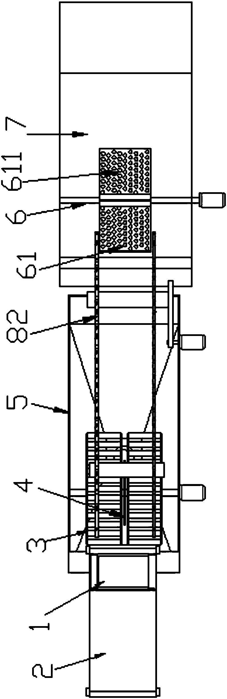 Bag breaking equipment