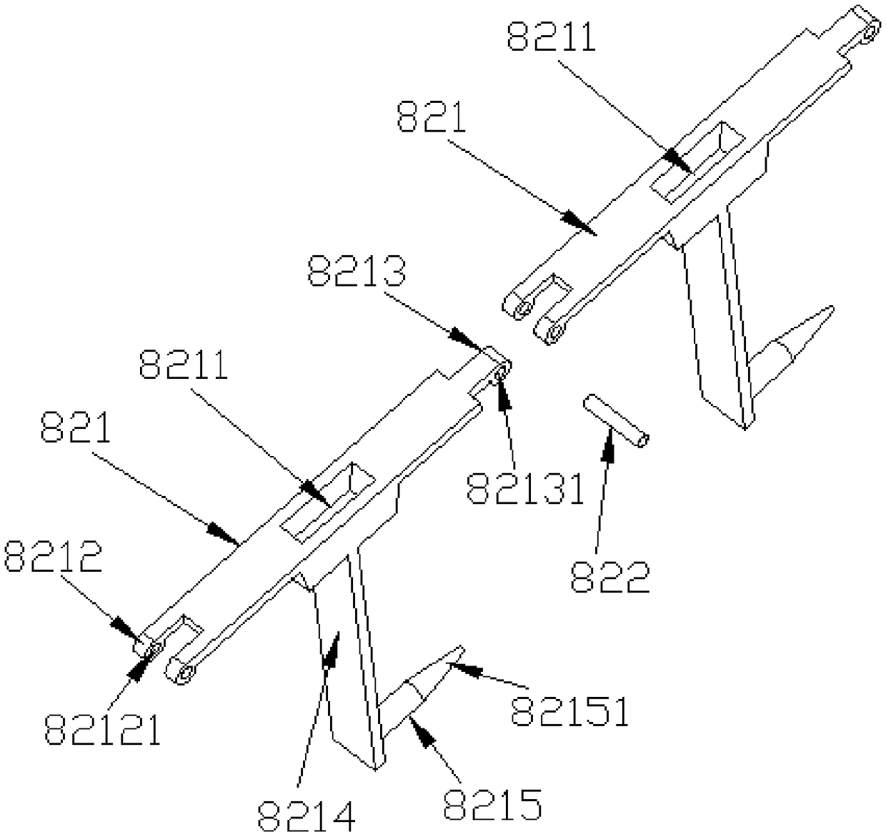 Bag breaking equipment