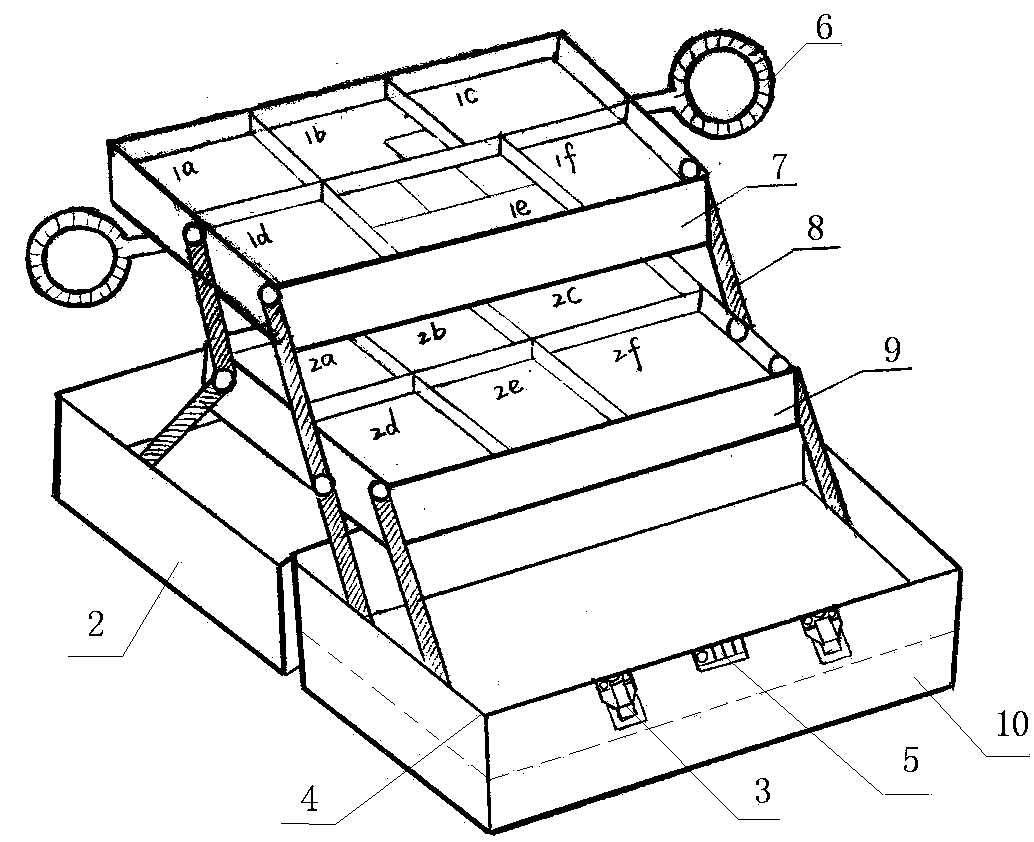 Portable multifunctional first-aid kit for infantile convulsion