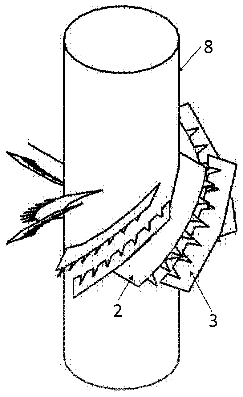 Nozzle, nozzle array and burner with adjustable swirl number and turbulence