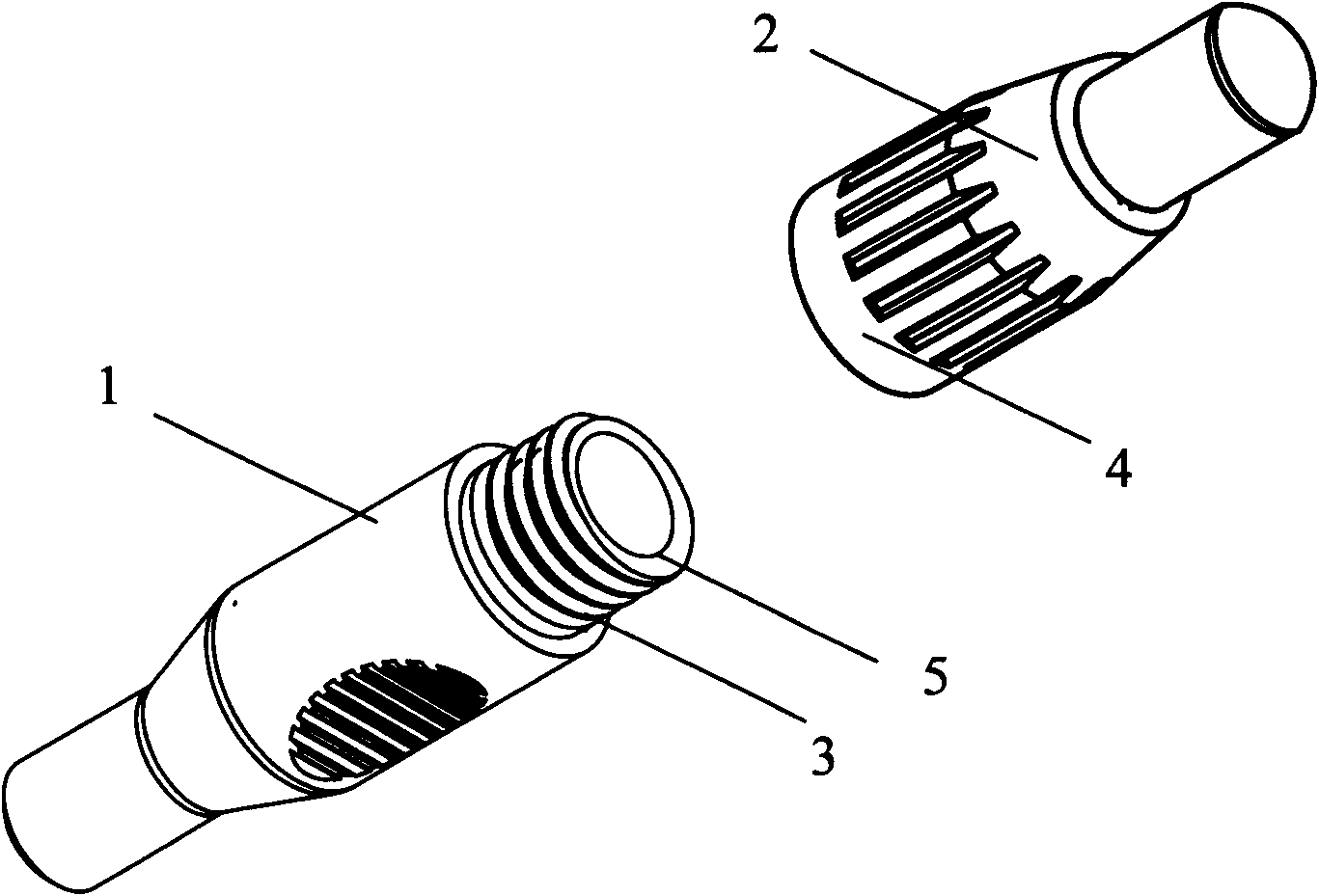 Connector for photovoltaic panel