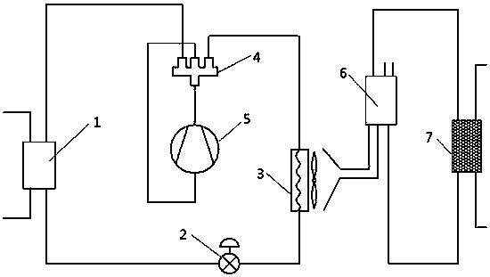 Heat pump system achieving double-medium PVT coupling nocturnal radiation, control method and intelligent household electrical appliance