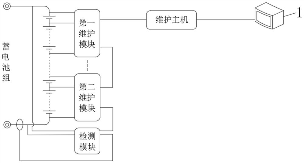 Storage battery internal resistance real-time monitoring device and monitoring method thereof