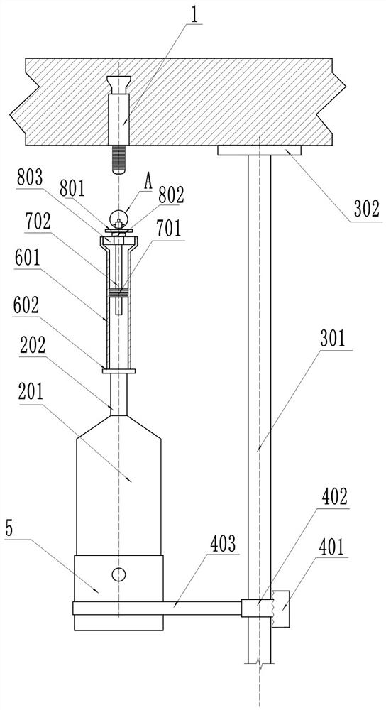 Socket spanner for clamping bolt assembly in high-altitude mechanical automatic operation