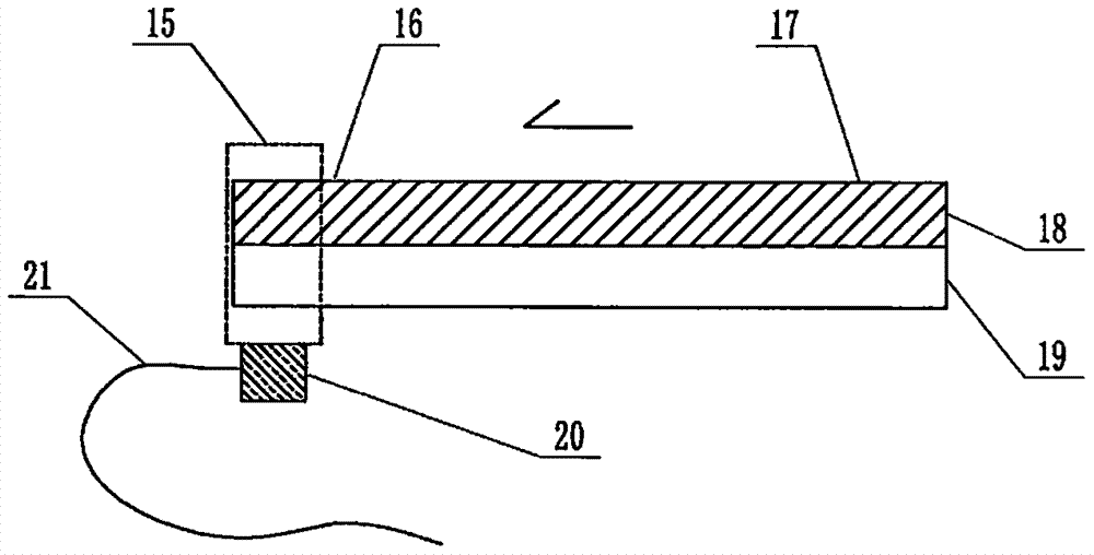 Cholera diagnosis microfluidic device with quickly dismountable sample liquid driving component