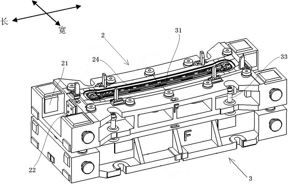 A cold stamping drawing die