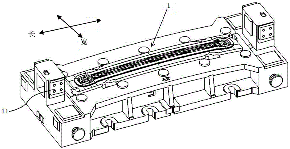 A cold stamping drawing die