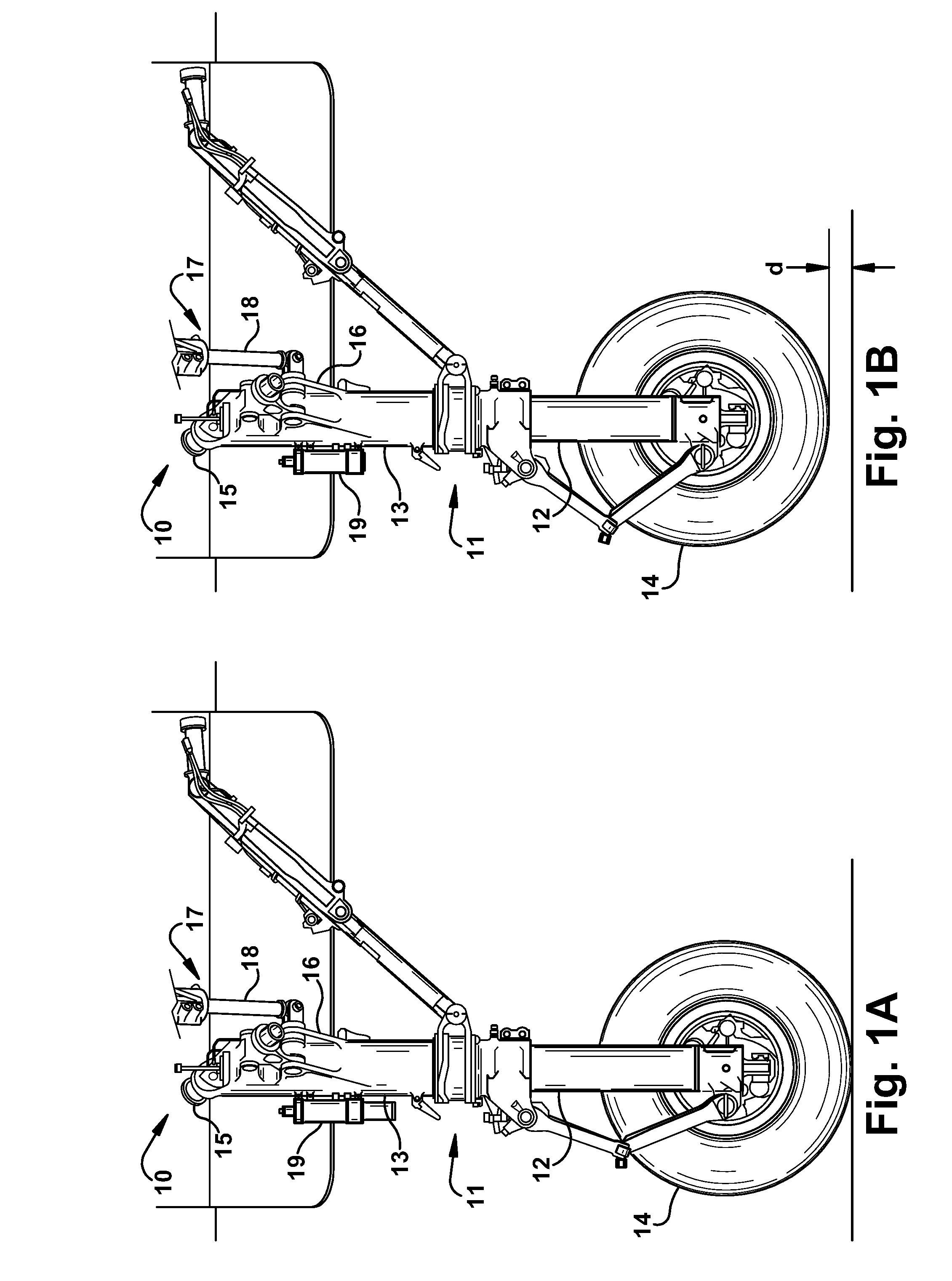 Electric-powered transfer cylinder for landing gear system