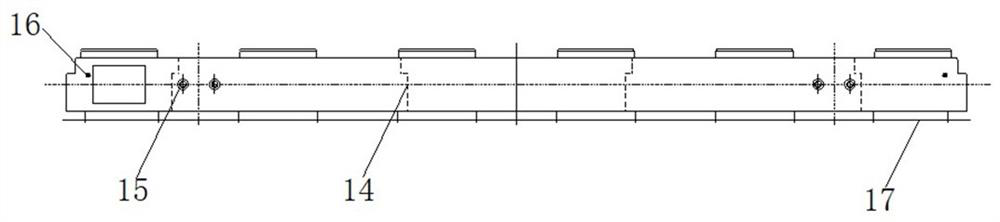 Prefabricated frame plate and application method thereof