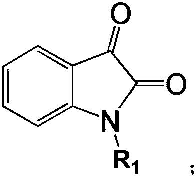 A kind of isatin derivative and its synthetic method