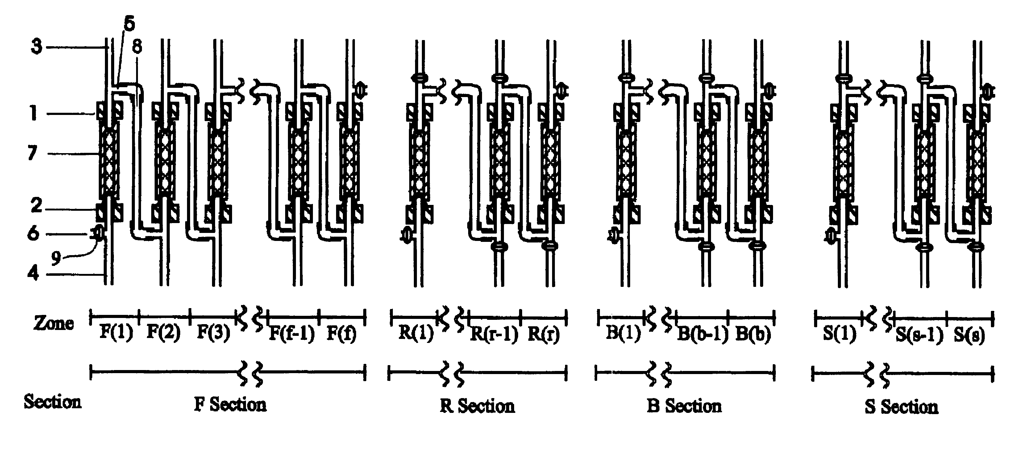 Simulated moving bed chromatographic focusing