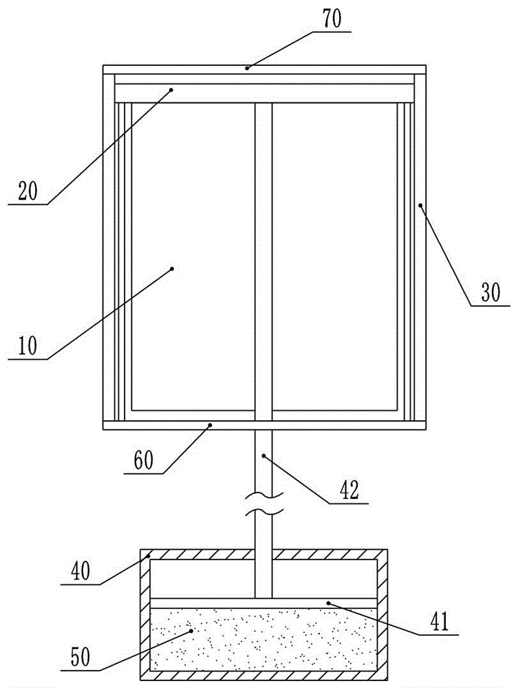 Automatic glass scrubbing device