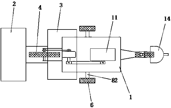 A diamond-shaped four-wheel regenerated rice harvester capable of avoiding stubble and its use method