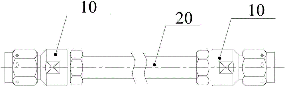 Low-loss stationary-phase 700PPM semi-rigid cable assembly