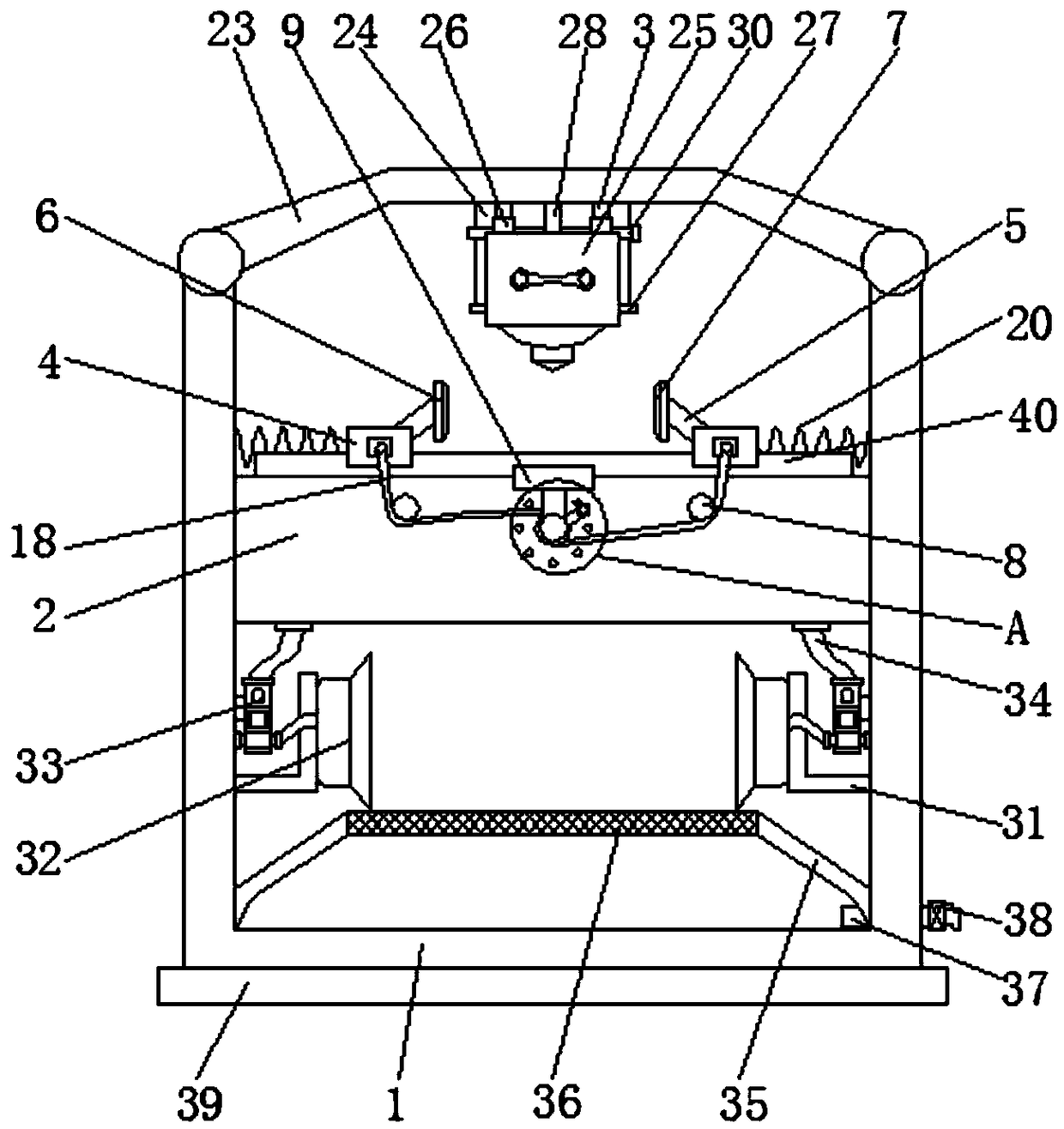 Efficient machining cooling device