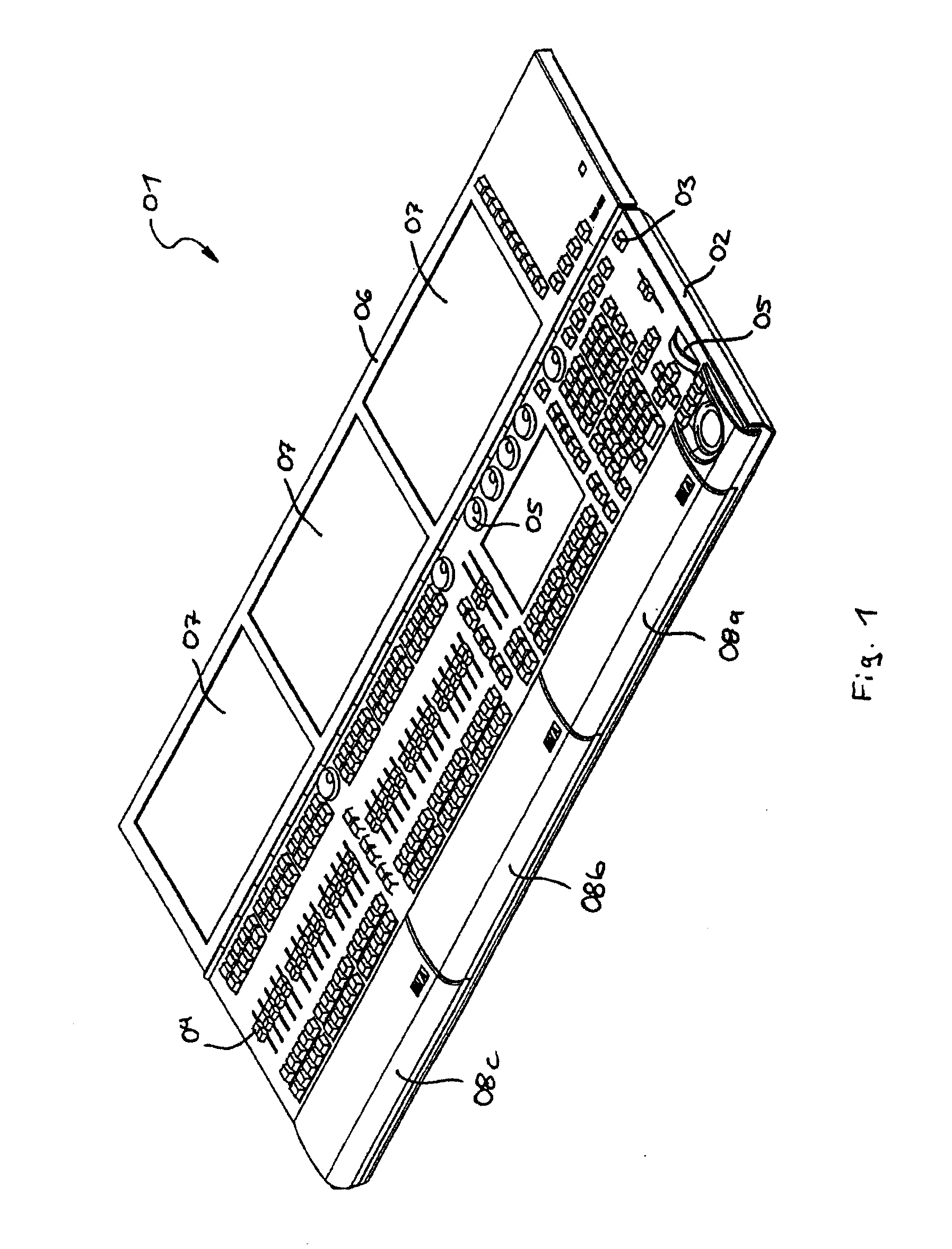 Method For Operating A Lighting Control Console And Lighting Control Console