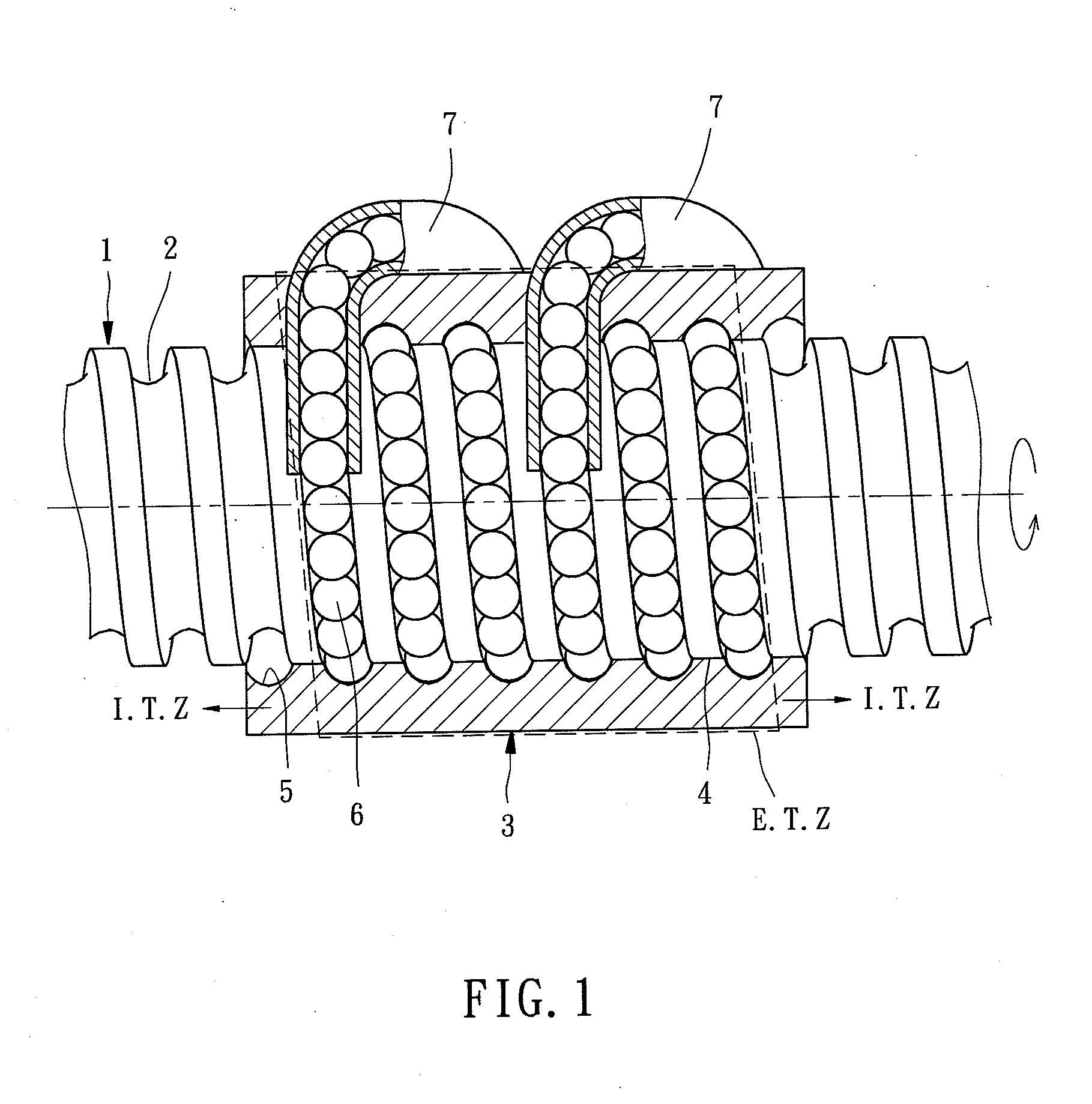 External circulation type ball screw device