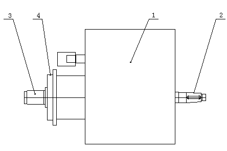 Speed reducer of efficient transmission energy-saving brick making machine