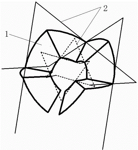 A horizontal double-ring space scissor unit with openable roof