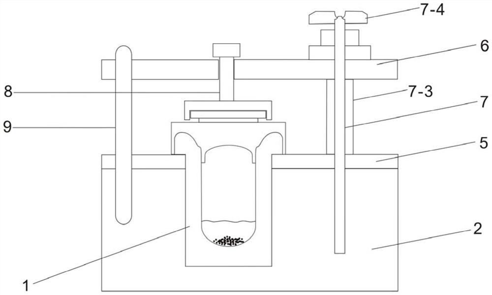 Closed heating acid-driving device and acid-driving method