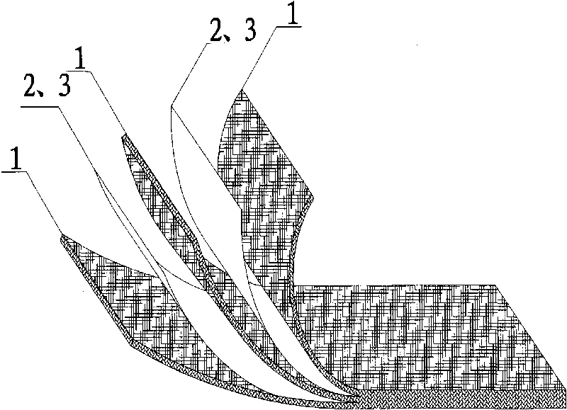 Novel sound absorbing and insulating and heat insulating material and application thereof