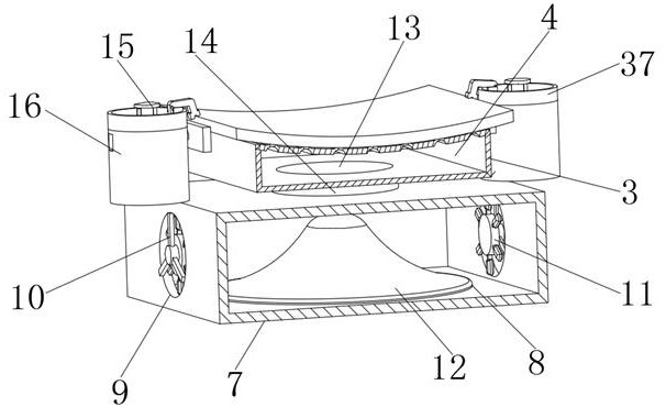 Forming process and device of a complex curved surface bulletproof insert