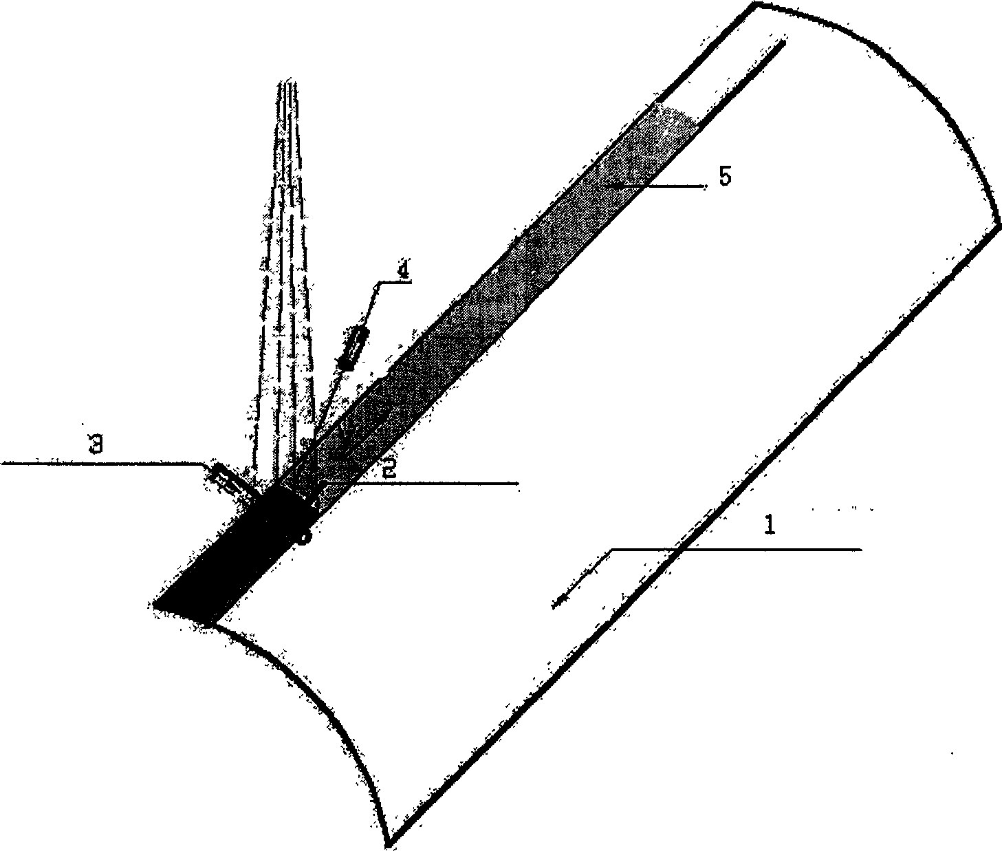 Laser reinforcing process of the intake side of turbine vane