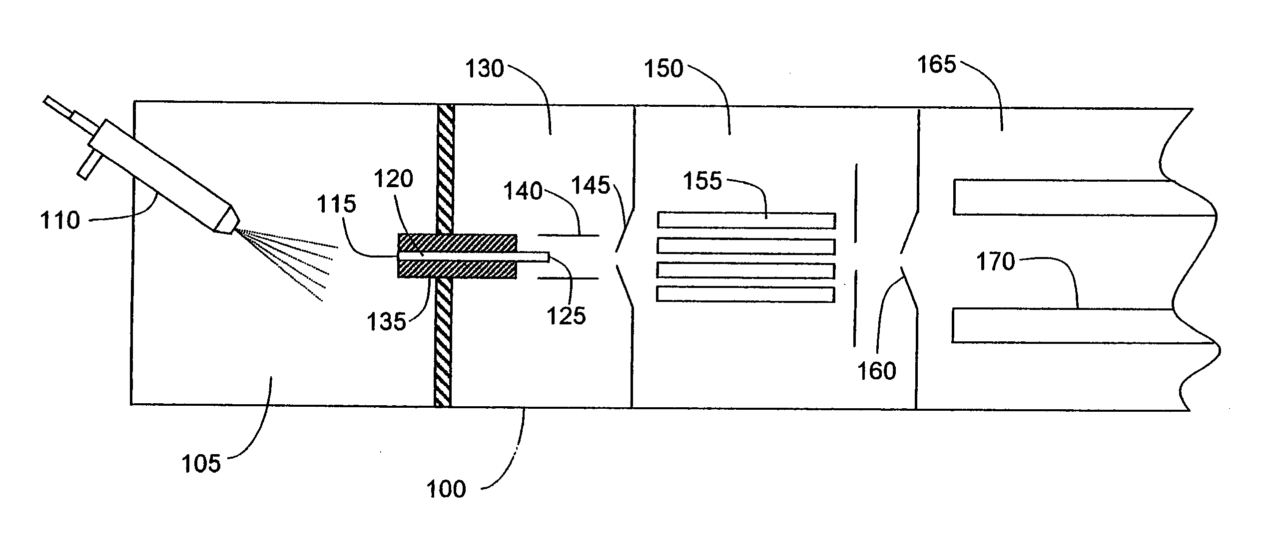 Electrospray ion source apparatus