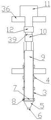 Wheel disc type injection mold containing vertical screw injection molding machine