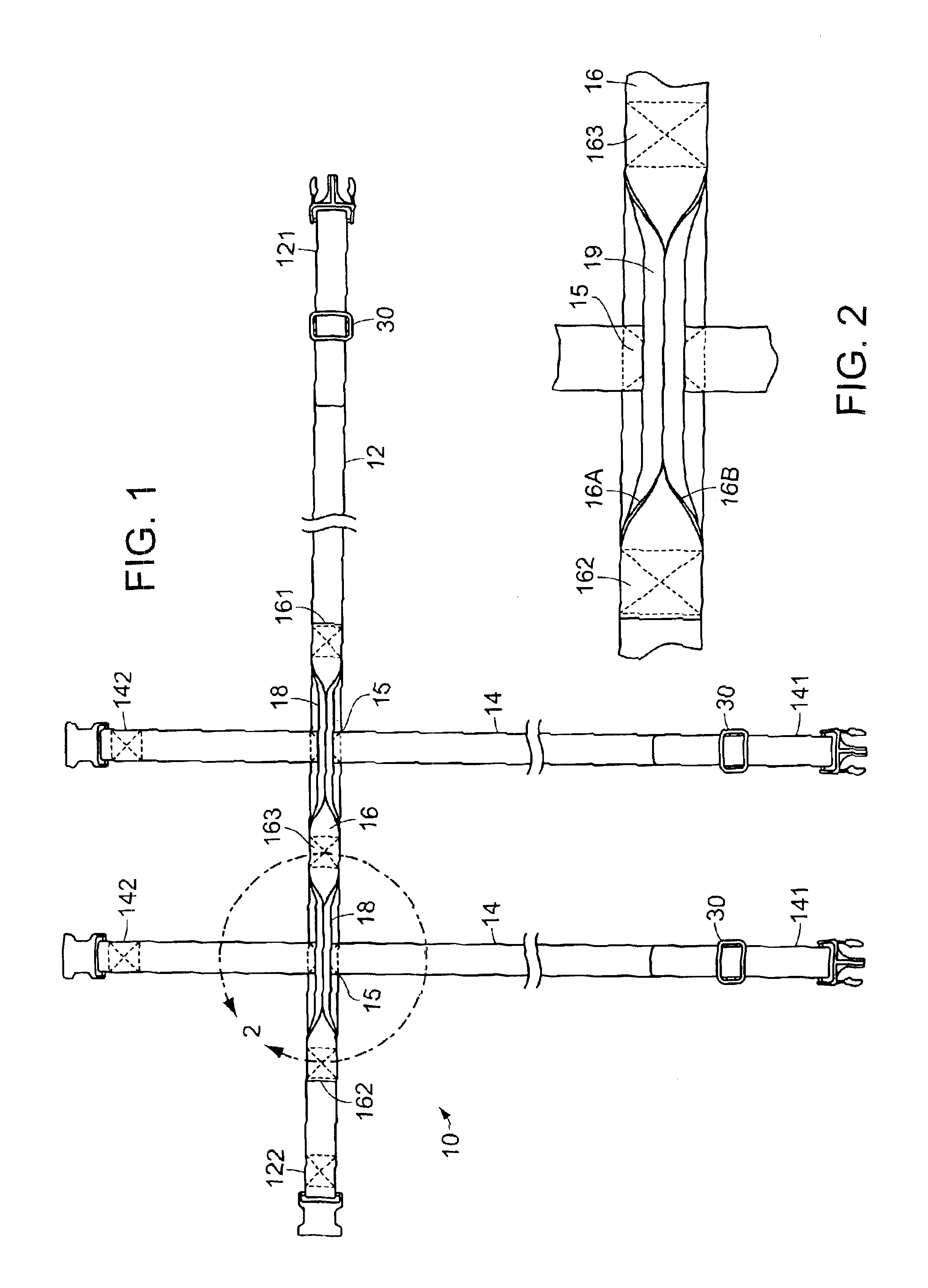 Box carrying strap assembly