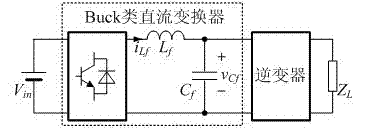 Method for inhibiting second harmonic current of preceding-stage inverter of two-stage inverter and control circuit of preceding-stage inverter of two-stage inverter