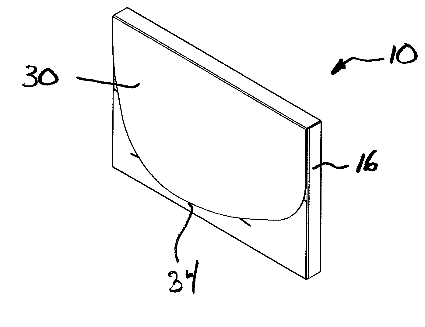 Package for dispensing and retaining gum slabs with adhesive securement