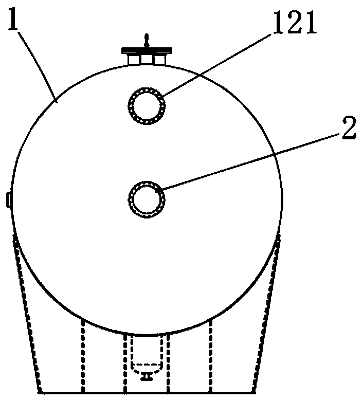 Process for producing hydrogen peroxide with palladium catalyst fixed-bed anthraquinone method and its lye separator