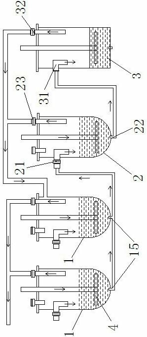 Chlorine dioxide reaction device