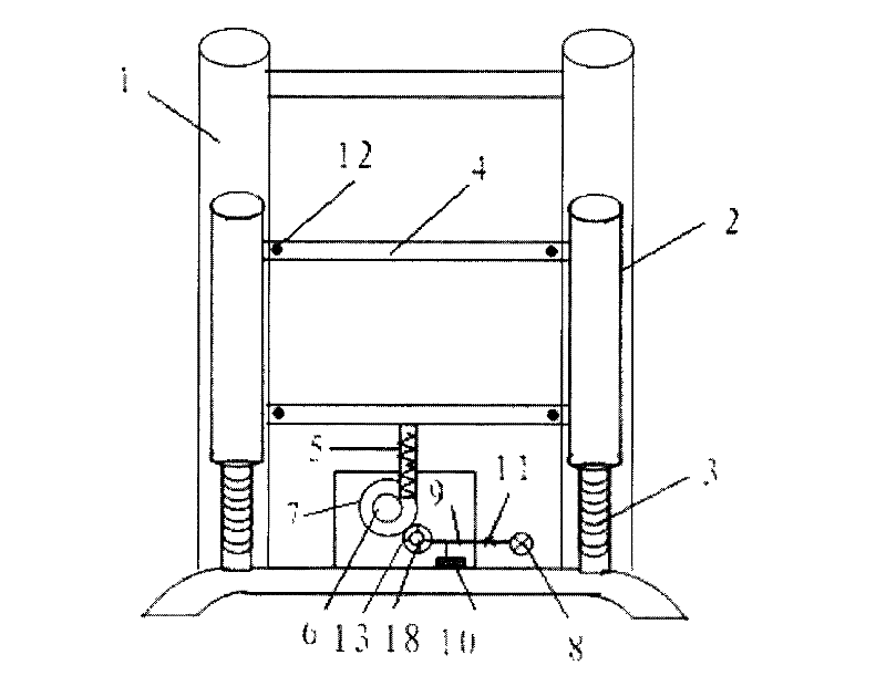 Hanging movement type power generation assembly and backpack comprising same