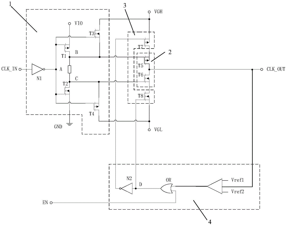 Level offset unit, level offset circuit and drive method, and grid drive circuit