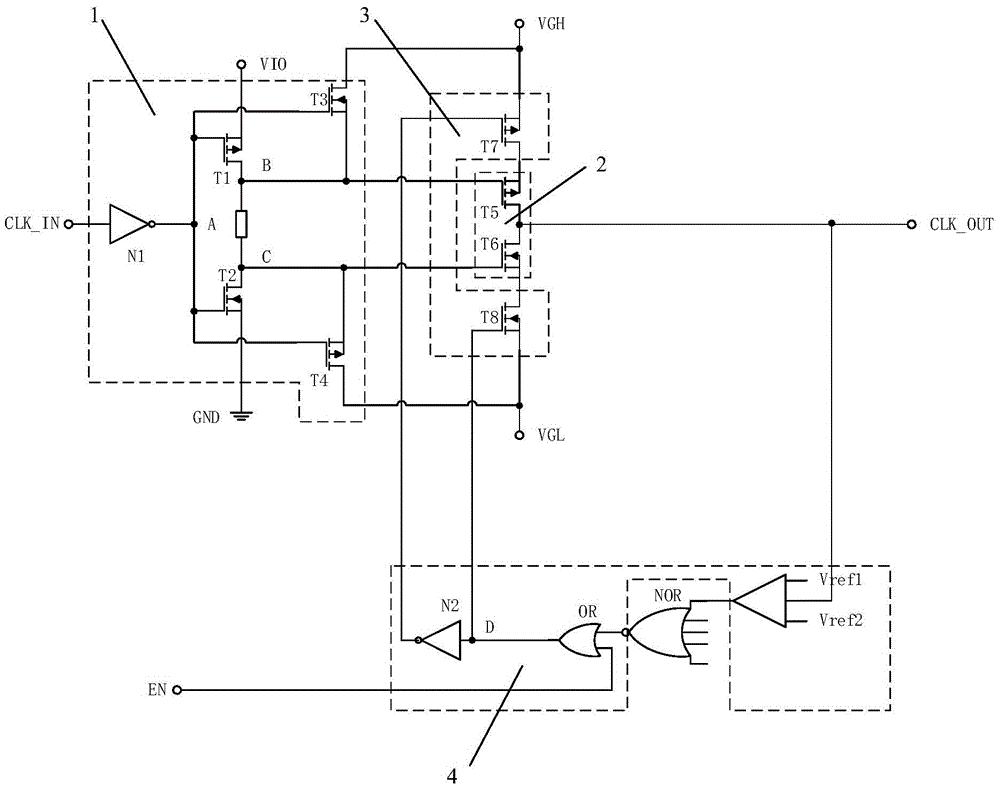 Level offset unit, level offset circuit and drive method, and grid drive circuit