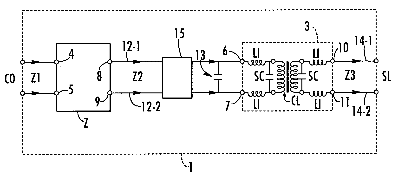 Class-D line driver arrangement