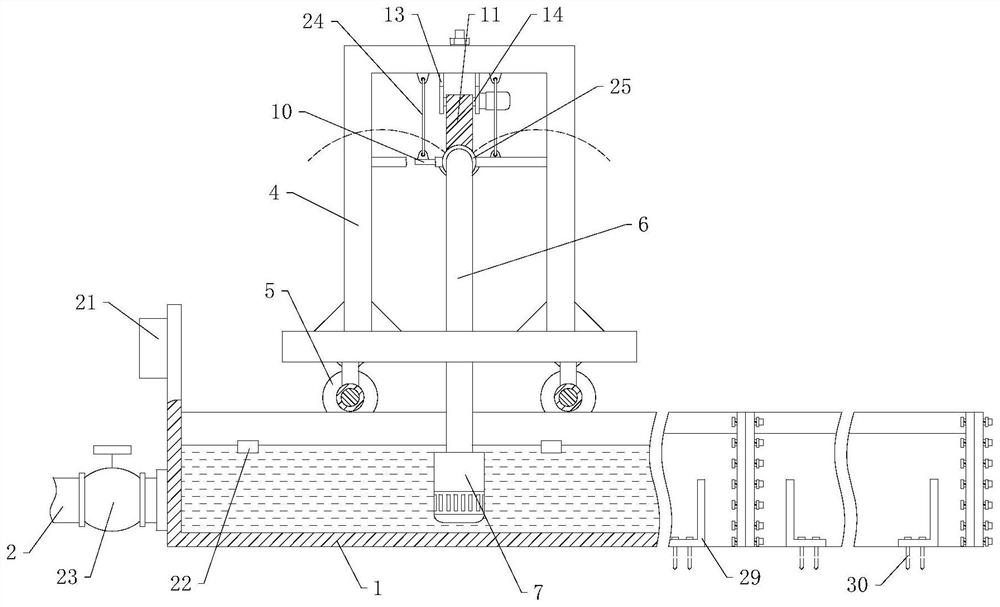 A device and method for improving uniformity of farmland irrigation