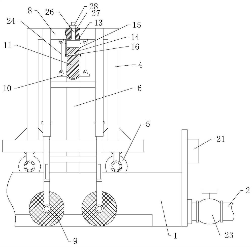 A device and method for improving uniformity of farmland irrigation