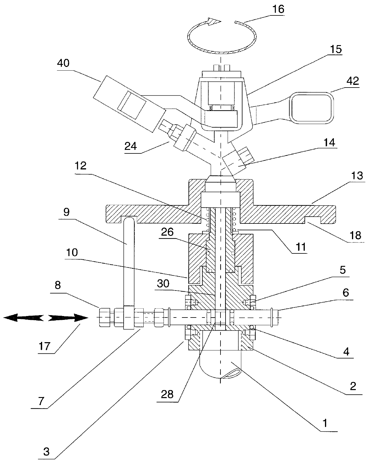 Automatic adjustable sprinkler for precision irrigation