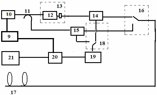 Fiber Raman frequency shifter double-wavelength pulse coding light source self-correcting distribution type fiber Raman temperature sensor