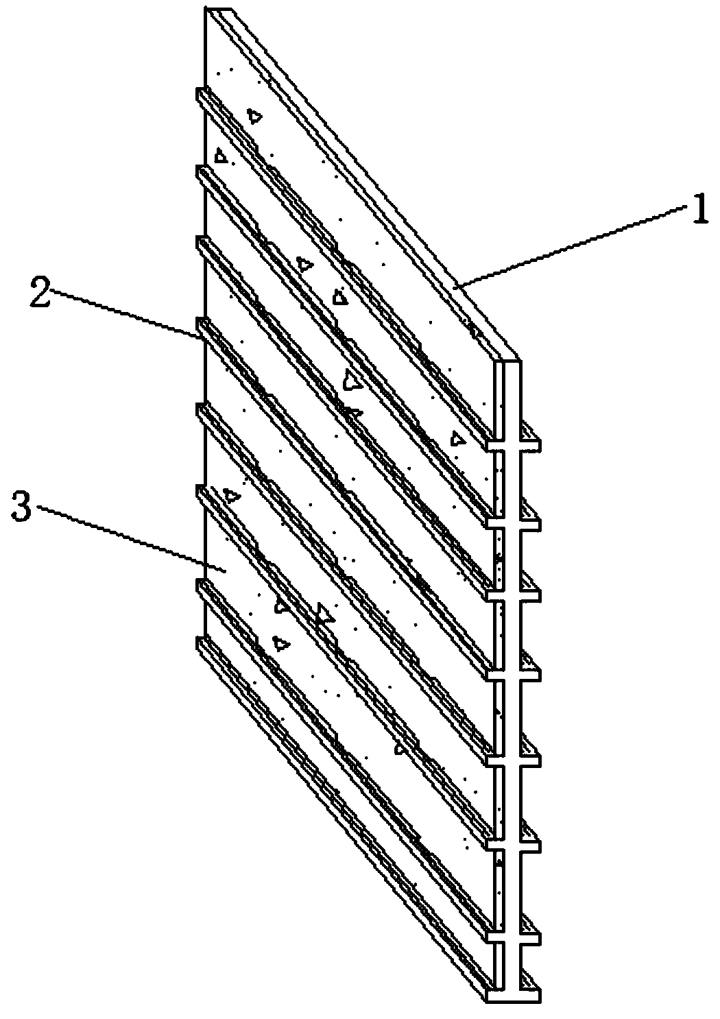 Structure design and construction process for preventing concrete cracks