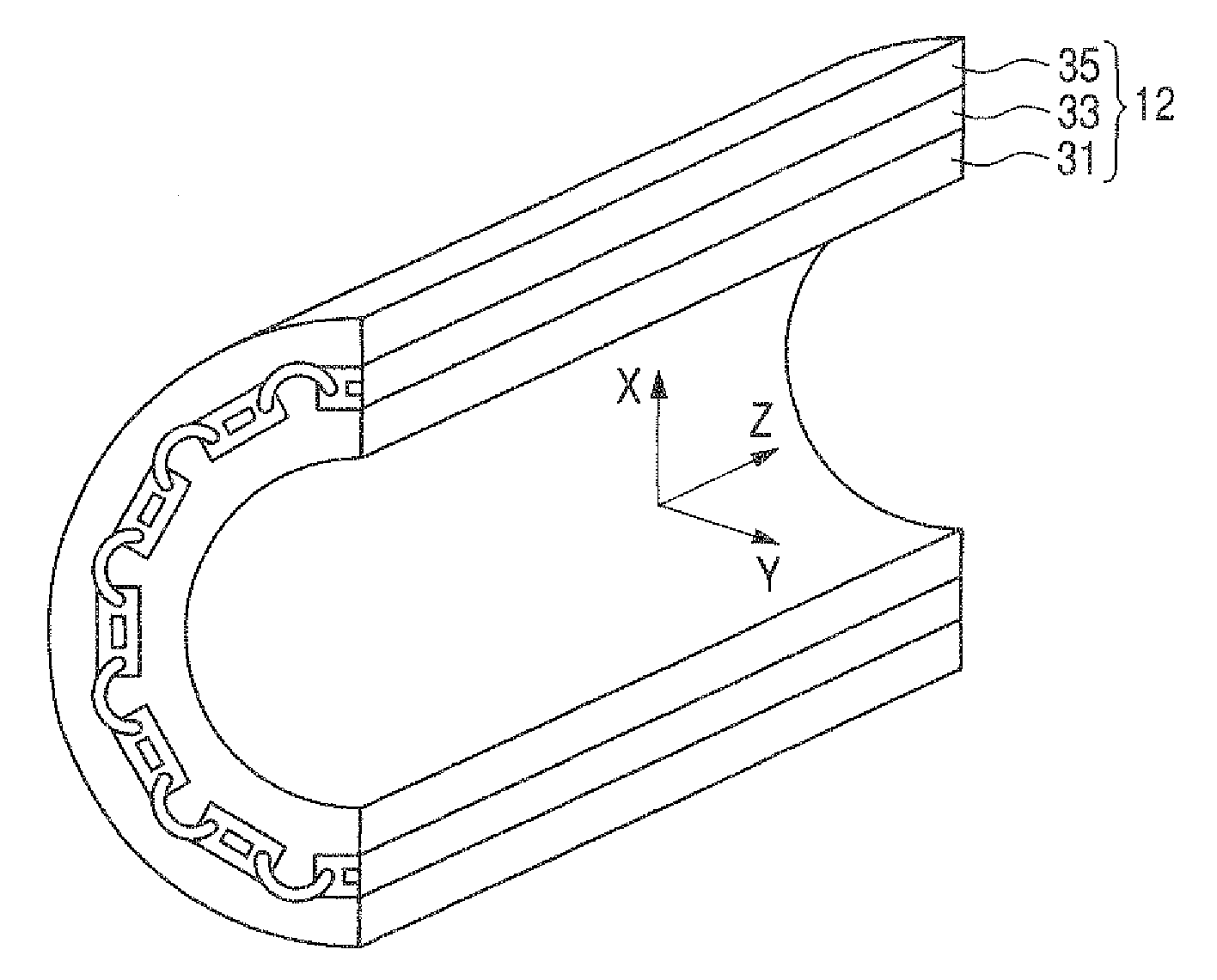 Gradient magnetic field coil unit, gantry for MRI apparatus, and MRI apparatus