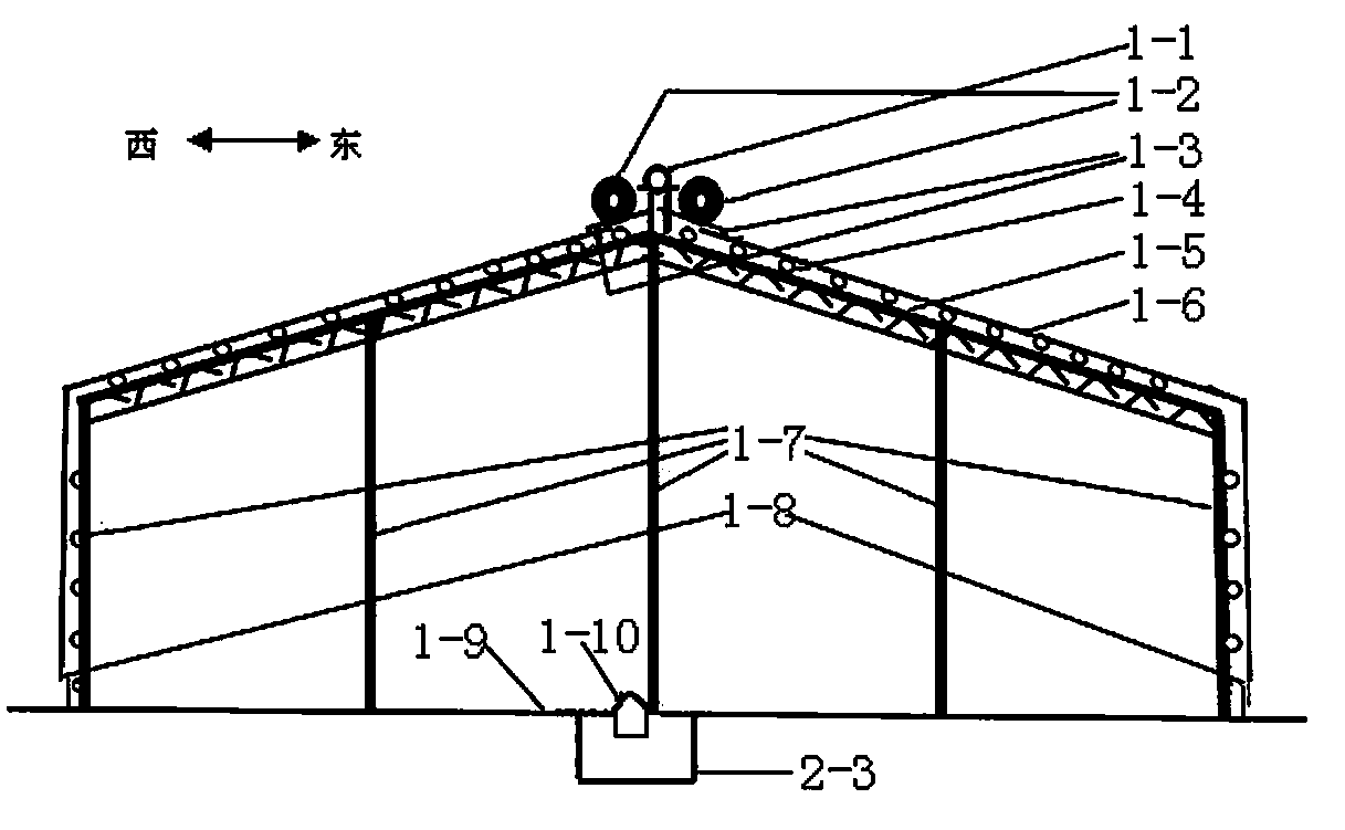 Double-heat-source semi-automatic cultivation facilitating system for large cherries