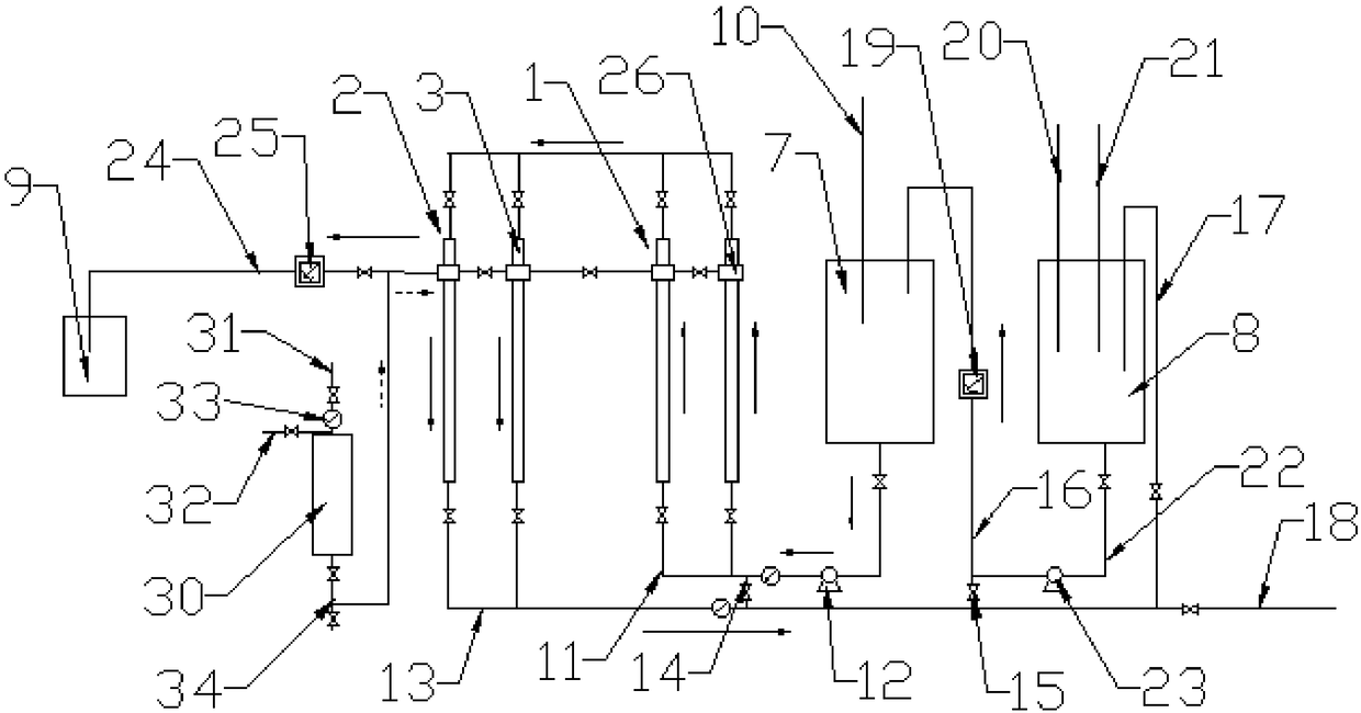 Method for extracting sericin from refined reeling mill silk liquid and ultrafiltration membrane device